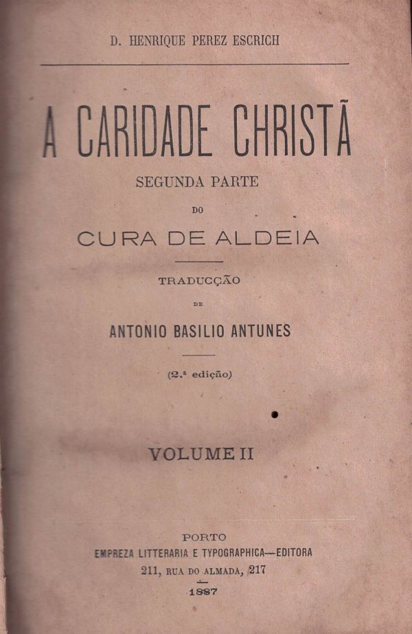 Caridade Christã, A - Volume II 